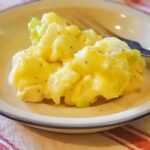 old-fashioned potato salad with cooked dressing