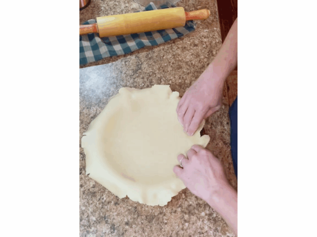 crimping the perfect pie crust