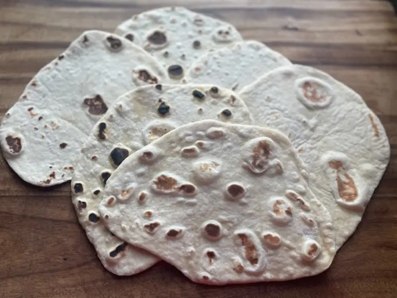 homemade naan for naan pizza
