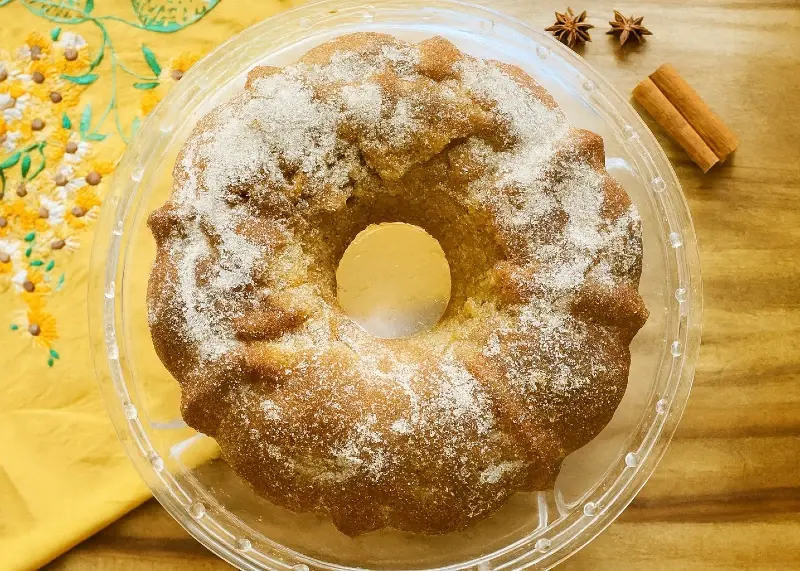 apple cider donut cake