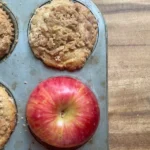 apple muffins with a crumb topping