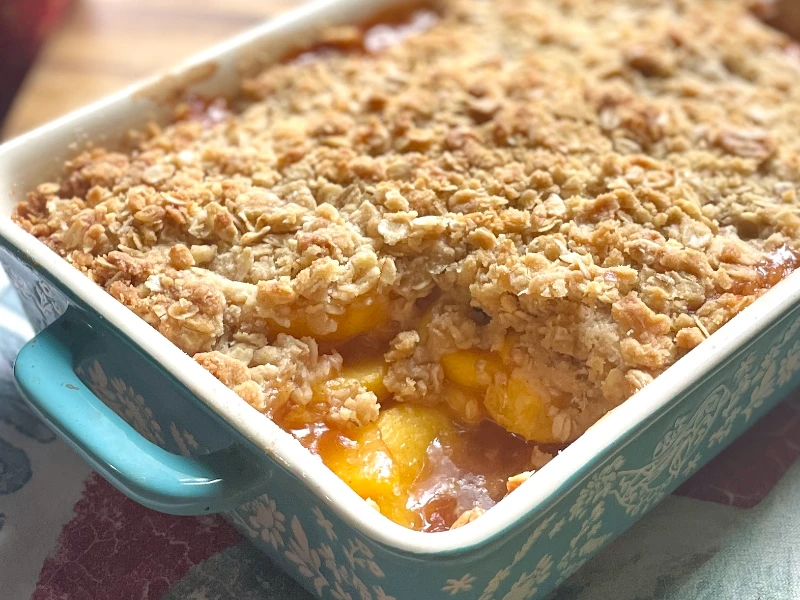 peach crisp