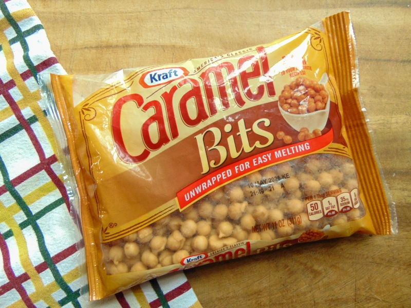 Kraft Caramel Bites for Pecan chocolate chip cookies with caramel