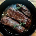 cast iron venison backstrap