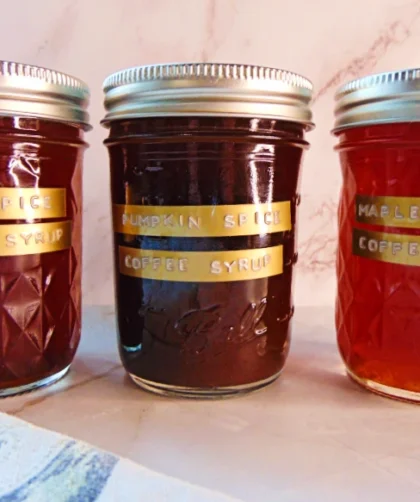 Homemade Fall Coffee Syrups