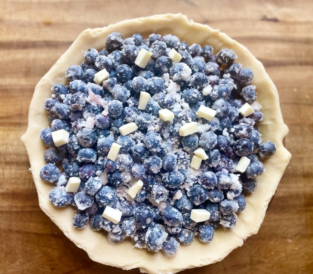classic blueberry pie
