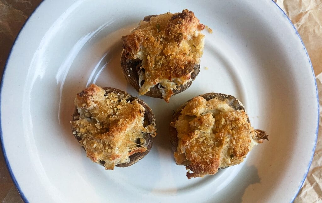 creamy stuffed mushrooms