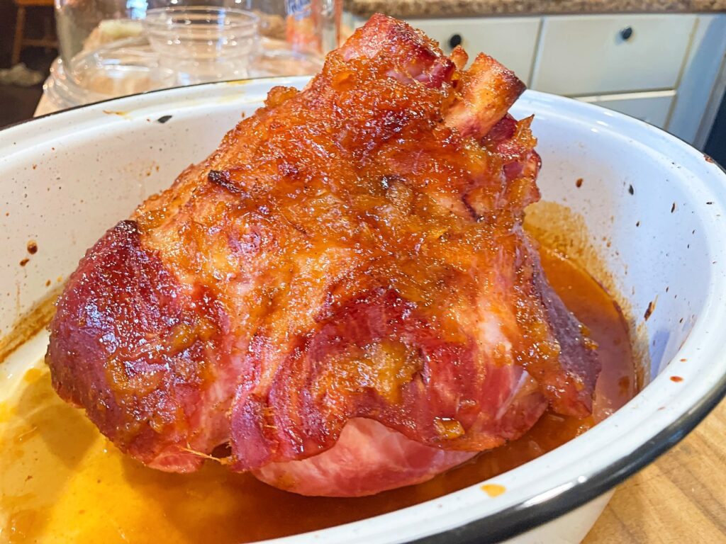 pineapple glazed ham
