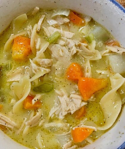 creamy chicken noodle soup