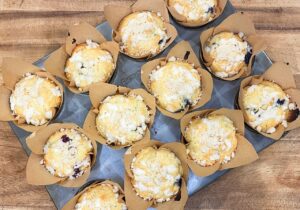 blueberry muffins