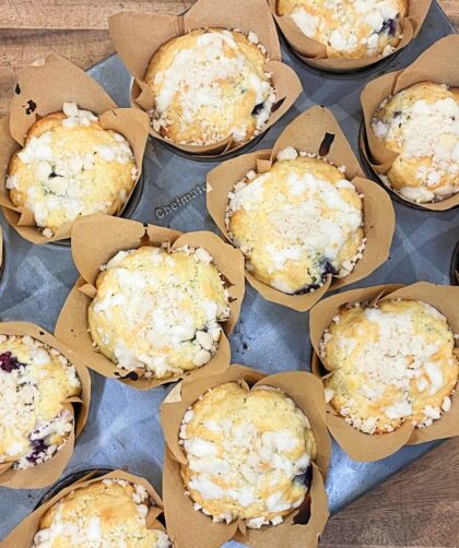 blueberry muffins
