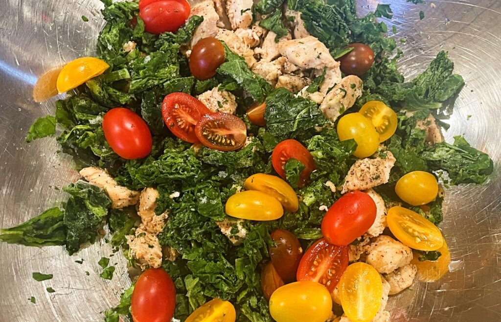 creamy chicken spinach pasta bake